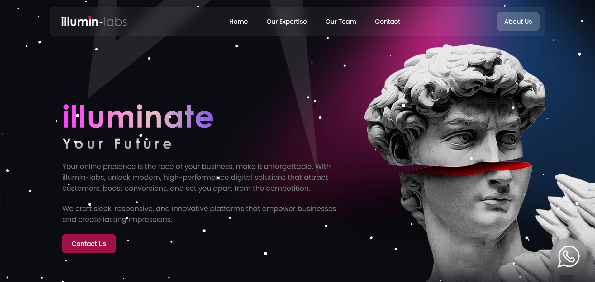illumin-labs Portfolio Web Application