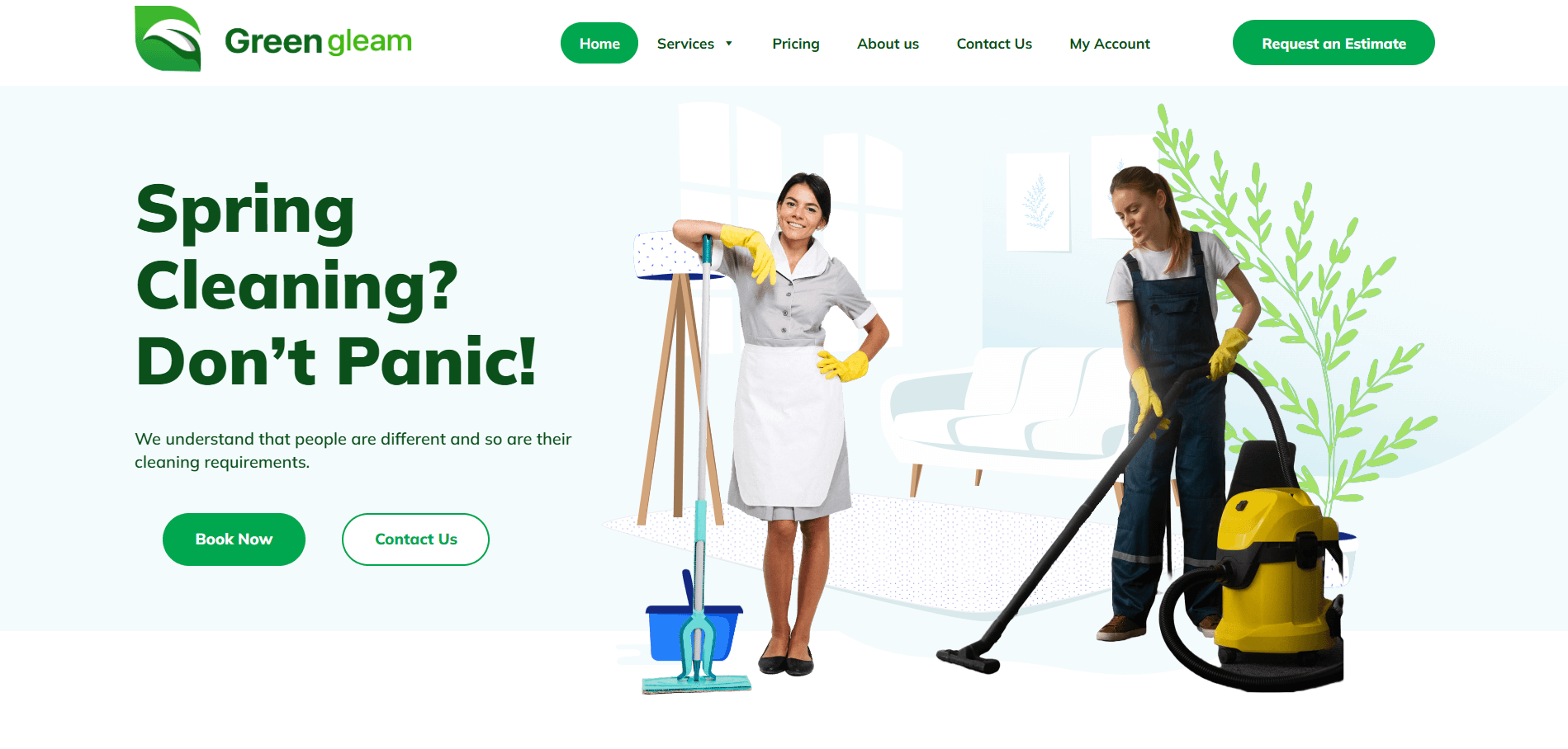 GreenGleam Cleaning Platform